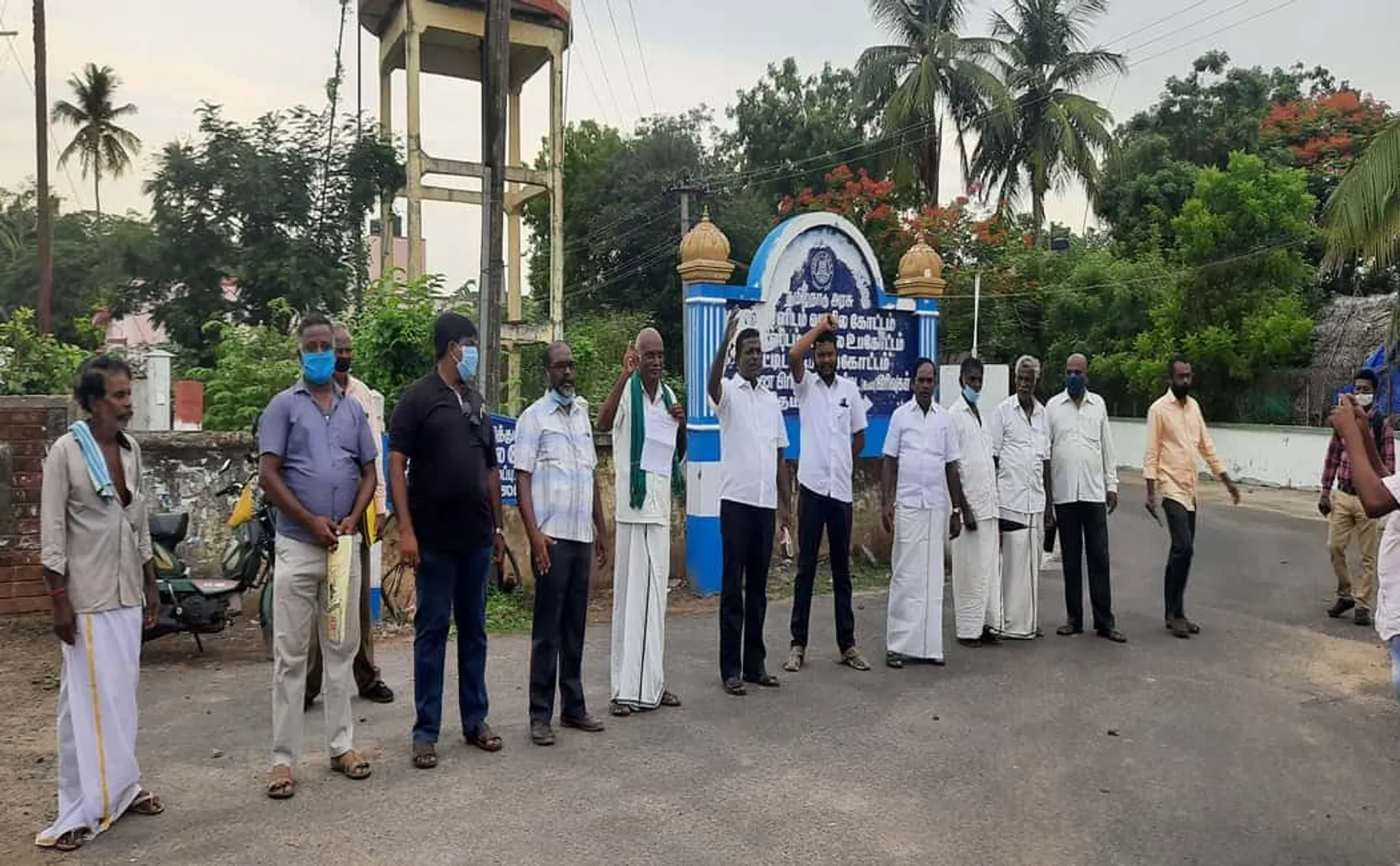 chidambaram farmers demanding water for kuruvai season cultivation
